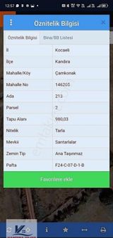 En Güzel Bölgelerden Biriolan Çamkonakta 999 M2 Resmi Yollu Arsa