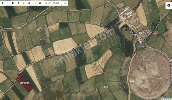Söxmax Sözden Kocasinan Karahöyük'de Satılık 12822 M2 Tarla