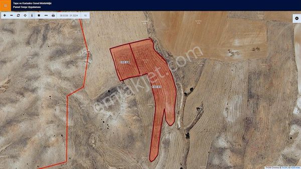 Başkan Emlaktan Satılık Mihalıççık Güce Köyünde 12.229 M2 Tarla