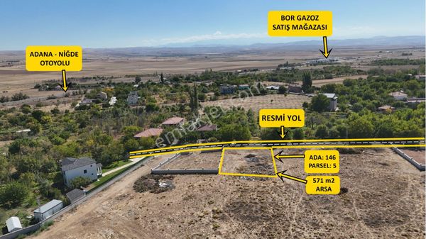 E.gökal Bahçeli 571 M2 Ana Yola Cephe Villa Yeri Yazlık Bölgesi