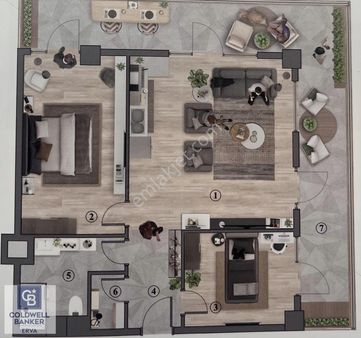 Metafor Ankara B-flatta 10.kat 2+1 Teraslı Satılık Köşe Daire