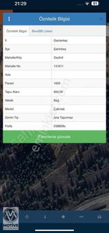 Motive Gayrimenkul'den Zeytinlide Mini Fırsat Arazi