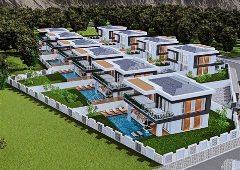 Tekirova Turizm Merkezinde 4+1 Havuzlu Ve Bahçeli Satılık Villa