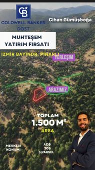Bayındır'da Köy İçinde Satılık İmarlı 1500 M2 Arsa