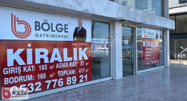Darıca Aşıroğlu Caddesinde Kiralık Köşe Başı 417 M2 Dükkan