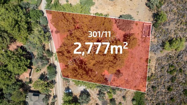 Datça Kızılbük'te Denize 200 M Satılık 2777 M2 Arazi