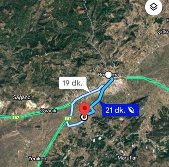 Zmir Bergama Karadırlı Mahallesi’nde Bulunan 12.200 Metrekare Geniş Tarım Arazi