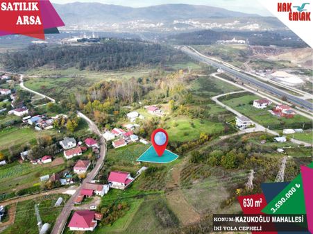 Hak Emlak'tan Villa Yapımına Uygun Satılık 630 M² Uygun Arsa