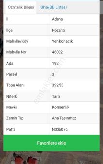 Pozantı Yenikonacıkta 745 M2 Yan Yana İki Parsel Bozkırlının Manzarasında İmarlı Arsa