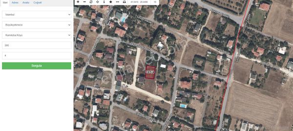 Büyükçekmece Kamiloba Mahallesinde Deniz Manzaralı Satılık Arsa