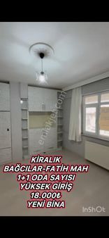 Kiralık Fatih Mah Yüksek Giriş 1+1 Daire