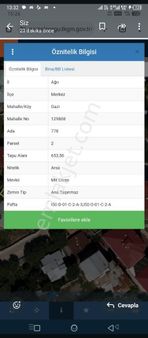 Turyap Ağrı Dan Kat Karşılığı Yap Sata Uygun Arsa Gazı Mahalles