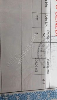 Yatırımlık Veya Villa İçin İdeal 309 M2 Arsa