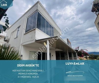 Didim Akbük'te Her Kattan Deniz Manzaralı 3+1 Eşyalı Yazlık