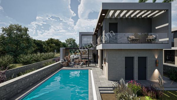 Girne Edremit'te Satılık 4+1 Lüks Villa !!