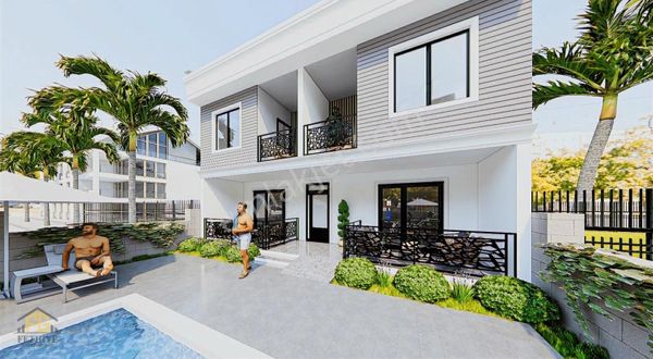 Fethiye Çalış Sahile Yakın Sıfır Havuzlu 3+1 Dubleks