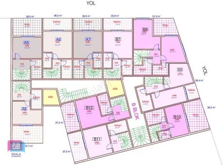 Bursa Nilüfer Alaaddinbey'de %30 Peşinatla 2+1 Satılık Daireler