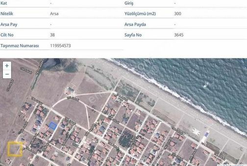 Denizatı Sitesinde Villa İmarlı Satılık Arsa