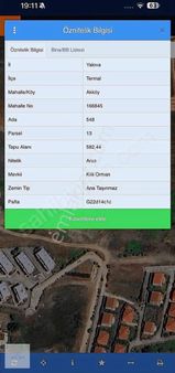 Yalova Akköyde Deniz Manzaralı Köşe Parsel 582 M2 Satılık Arsa