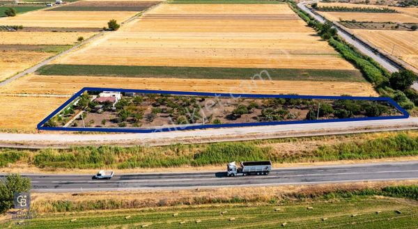 Helvacı Foça-izmir Karayolu Üzeri Satılık Tarla Ve Bağ Evi