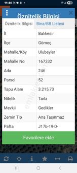 Gömeç Ulubeyler De Satılık Tarla