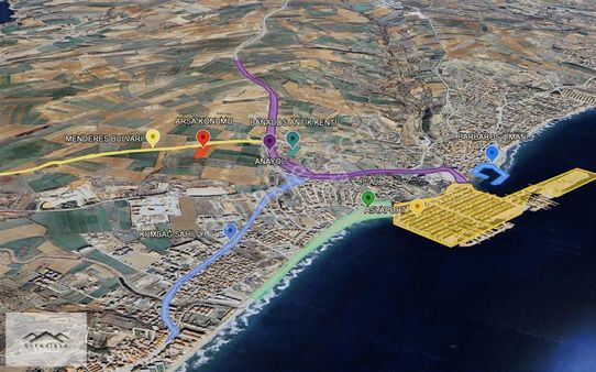 Barbaros Mahallesinde Satılık Deniz Manzaralı 10.750 M2 Arsa