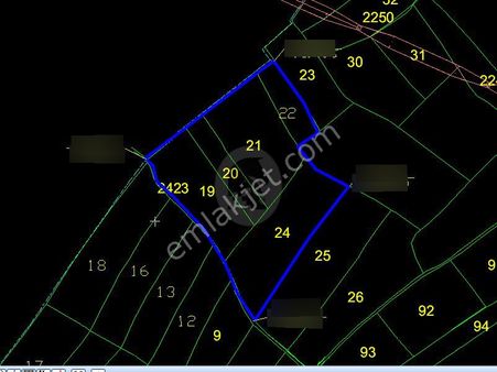 Vakıflarda Osbye Sınır 55.000m2 Tarla Portföyno: 9534 En