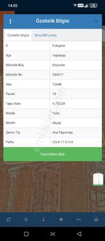 Fazelden Koyunlar Mahallesinde 4753 Metrekare Satılık Tarla