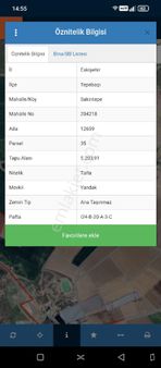 Fazelden Sakintepe Mahallesi Nde 5203 Metrekare Tarla Satılık