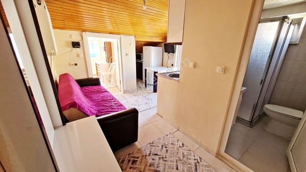 Kz Grup'tan Modernevlerde 1+1 30m2 Çatı Kat Doğalgaz Dahil Eşyalı Kiralık Apart