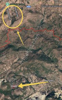 Balıkesir Balya Bengiler Köyünde Satılık Uygun Fiyatlı Tarla