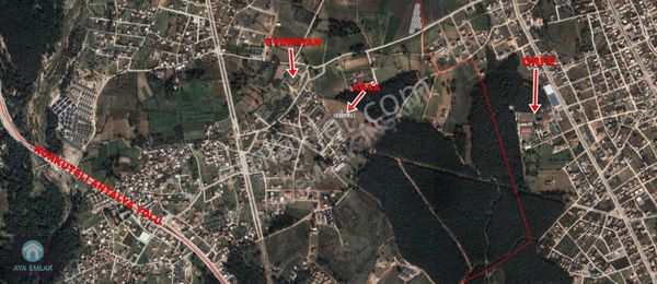 Düzlerçamı Evdirhanda Ormana Yakın Villa Arsası