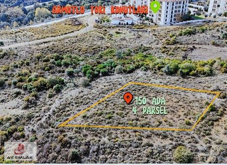 Ay Emlak'tan Toki Karşısı 5 Kat İmar 541 M2 Deniz Manzaralı Arsa