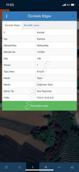 Kandıra Kaynarca Yoluna Cephe %5 İmarlı Eletrik Suya Yakın Kandıra