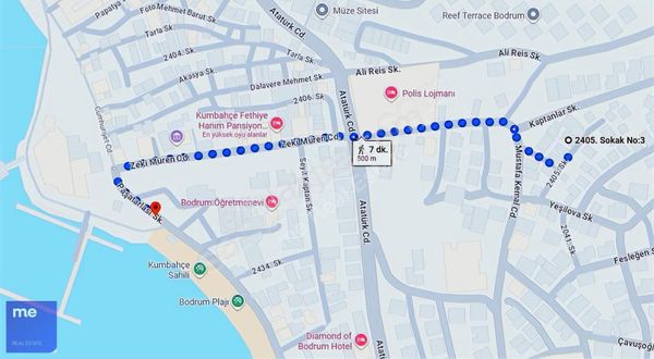 Bodrum Kumbahçe'de Kale Ve Deniz Manzaralı Mustakil 5+1