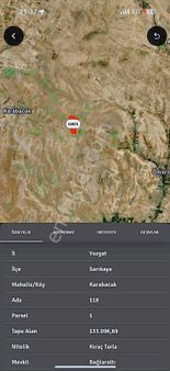 Karabacakta Satılık 133 Dönüm Tarla
