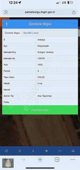 Yeniköy Kırkgözde Yola Cephe Villa İmarlı Arsa