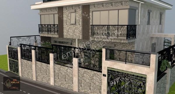 Güzelce Deniz Manzaralı Özel Yapım Taş Cepheli 4+2 Satılık Villa