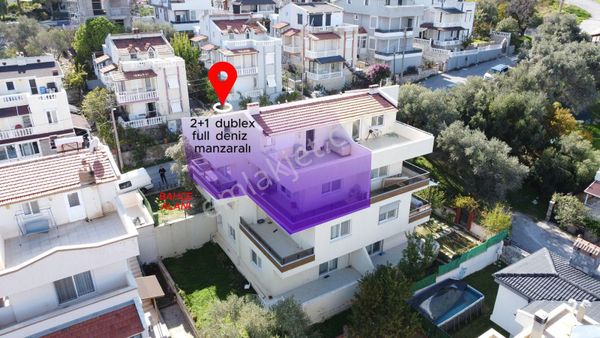 Mordoğan Merkezde Denize 400 Metre Dublex 2+1 Bahçeli Daire