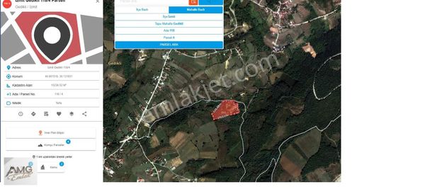 Amg Emlak Tan İzmit Gediklide Yatırımlık Tarla