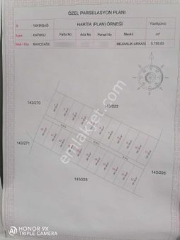 Tekirdağ Kapaklı Bahçeağıl 261 M2 Tarla