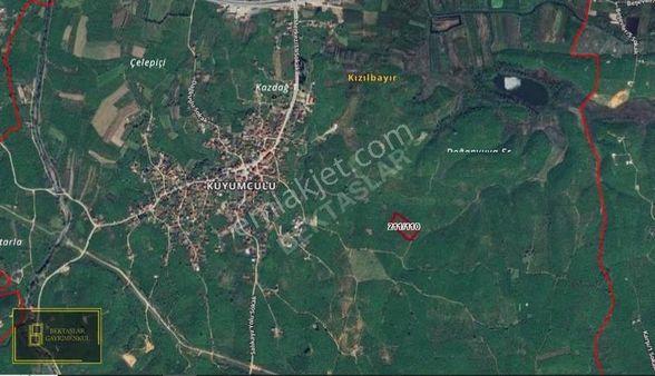 Sakarya Karasu Kuyumculu Da 9250 M² Satılık Fındık Bahçesi