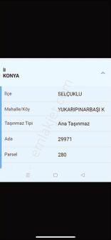 Yukarı Pınarbaşı Mah Satılık Yatırımlık Tarla