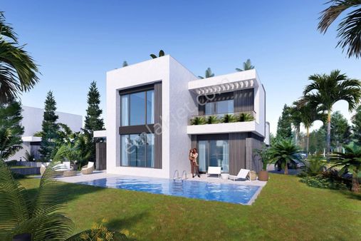 Çatalköy Diana Beach Bölgesinde 4+1 Satılık Dublex Villalar