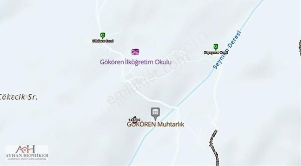 Bolu Mudurnu Gökeren Köyünden Köyiçi 4887m2 Harika Konumda Tarla