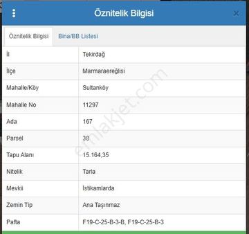 M.ereğlisi Sultanköy'de C.topel Cad. Cepheli 20 Dönüm Satılık