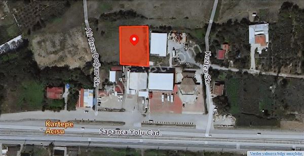 Kocaeli Kartepe 1493 M2 Emsal Yüzde 25 Villa İmarlı Arsamız