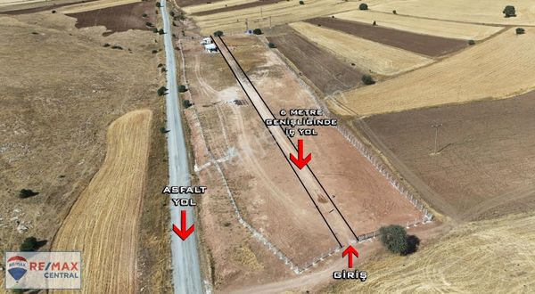 Re/max Central'dan Elektrik-su Ve Asfalt Yolu Olan Huzurlu Bahçe