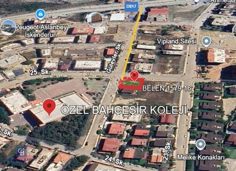 Belen-fatih Mah'de 345 M2 5 Kat İmarlı Köşebaşı Satılık Arsa