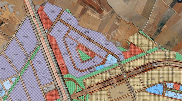 Oğuzlar'dan__ Yeni Plan İçerisinde 6700m2 Tek Tapu Sanayi Arsası
